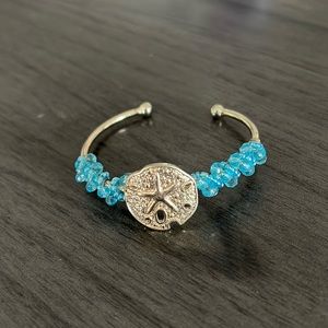 Sand dollar bangle